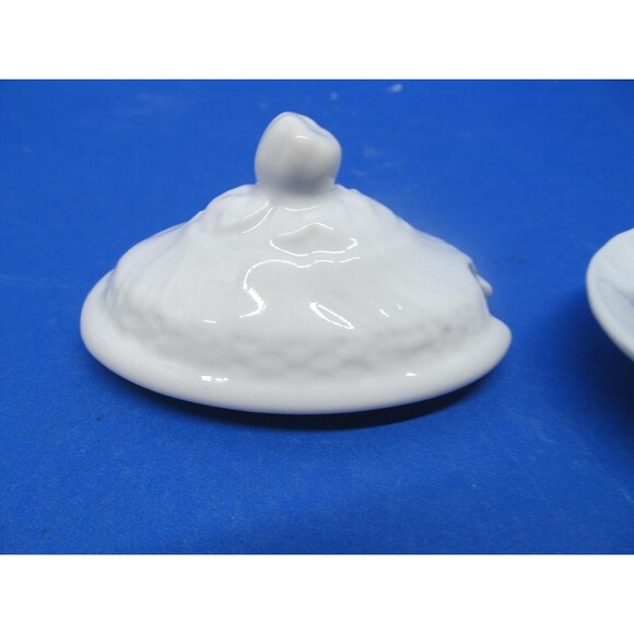 Mikasa Medici Small Mustard pot Condiment Dish With Lid And Spoon - Picture 12 of 13